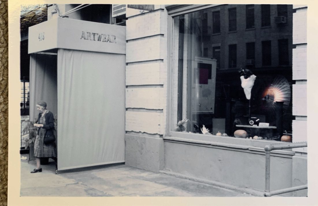 Vintage storefront of ARTWEAR