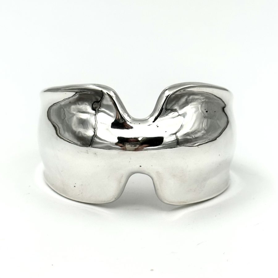 Robert Lee Morris Sterling Silver Pinched Gamma Cuff