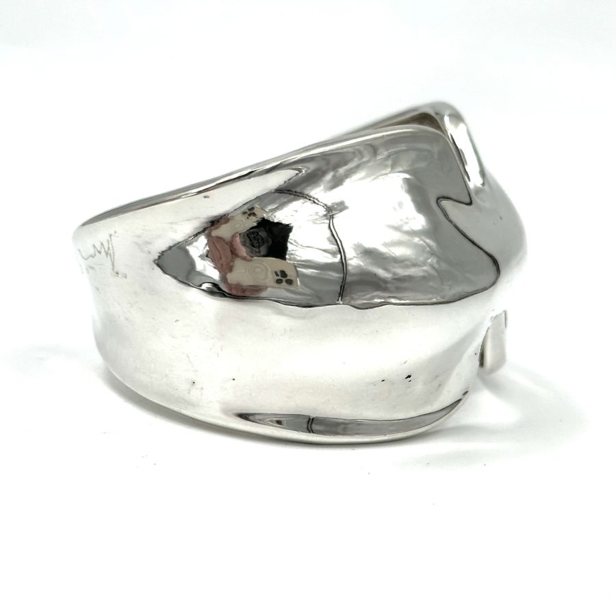 Robert Lee Morris Sterling Silver Pinched Gamma Cuff - Image 4