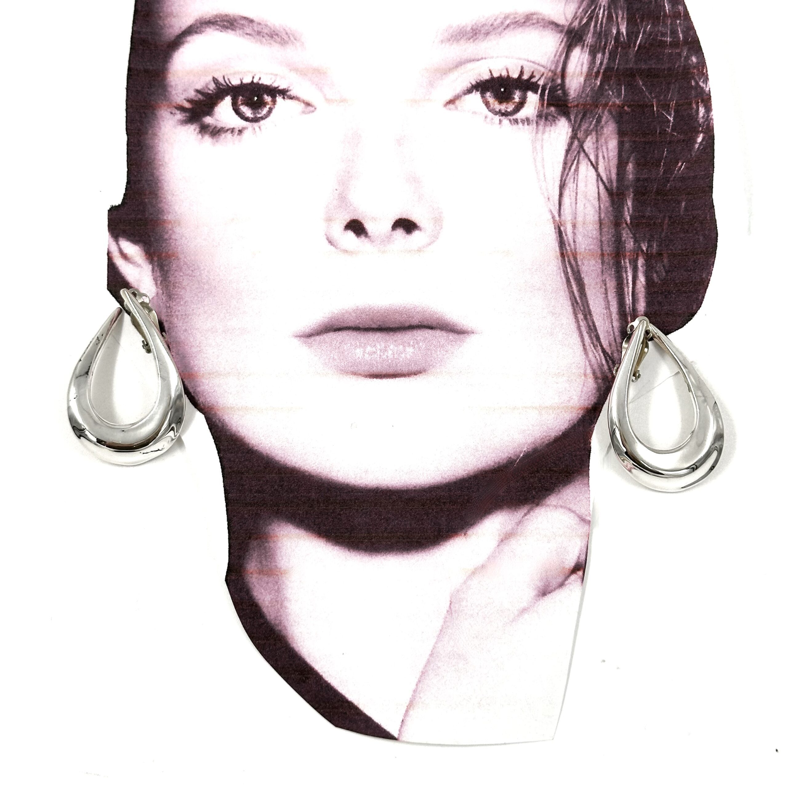 ピアス Robert Lee Morris Silver Crescent Clip Hoop Earrings Robert Lee Morris Silver Small Twist Hoop Earrings | Robert