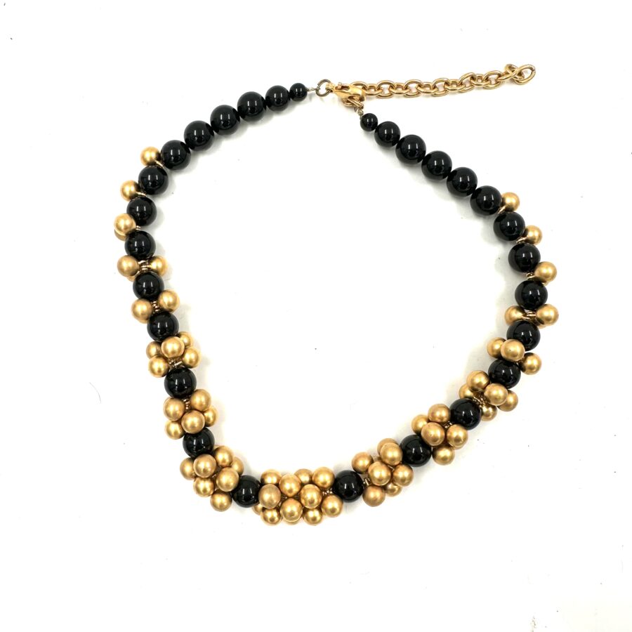 Robert Lee Morris for Donna Karan Caviar Cluster choker