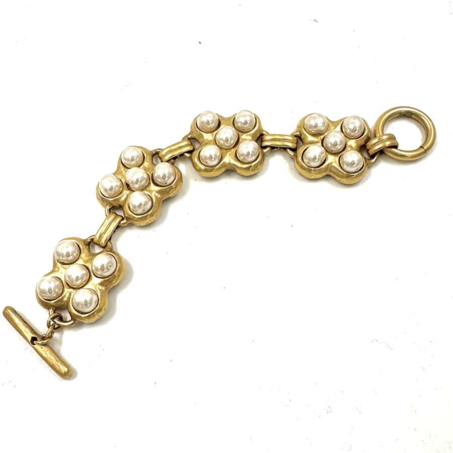 Robert Lee Morris for Donna Karan Pearl Link Bracelet