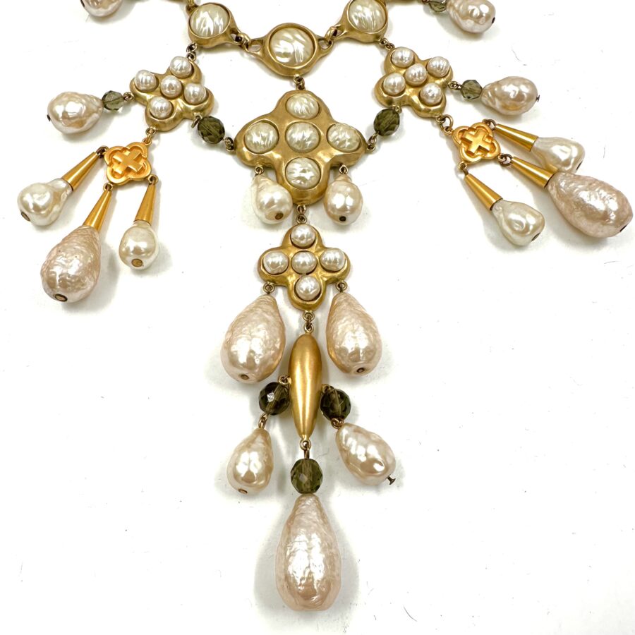 Robert Lee Morris for Donna Karan Pearl Gobstopper Necklace - Image 3