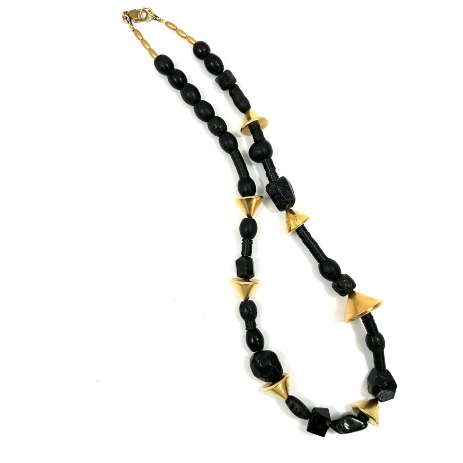 Robert Lee Morris Black & Gold Necklace #5