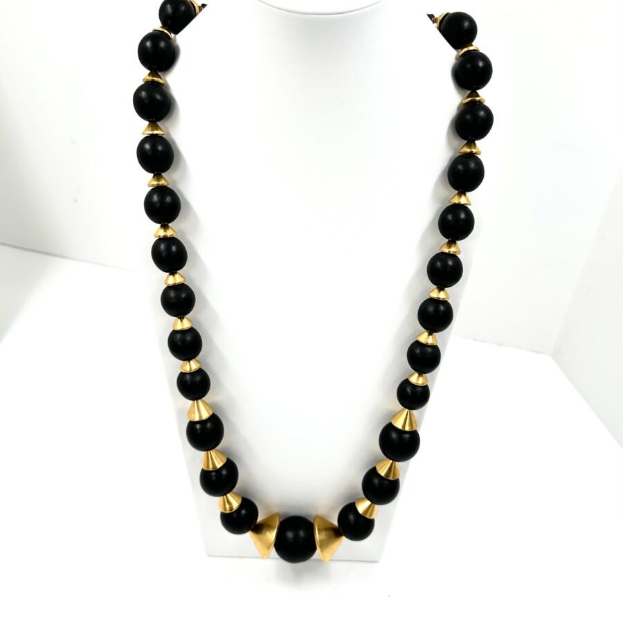 Robert Lee Morris Black & Gold Necklace #8 - Image 2