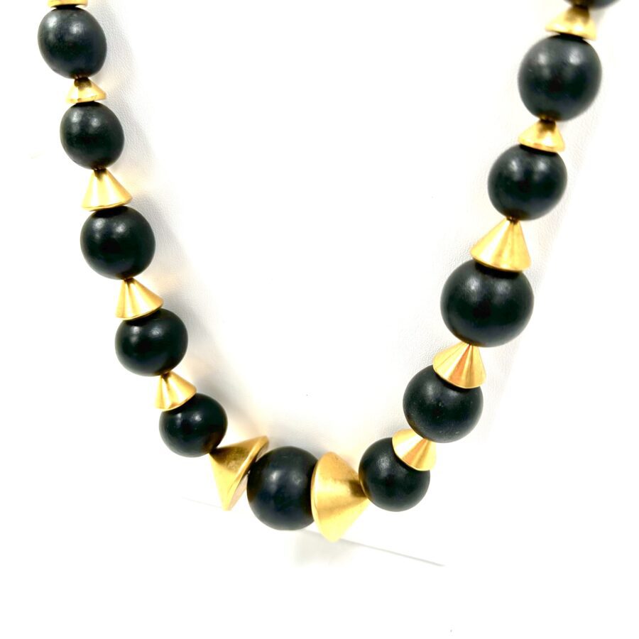 Robert Lee Morris Black & Gold Necklace #8 - Image 3