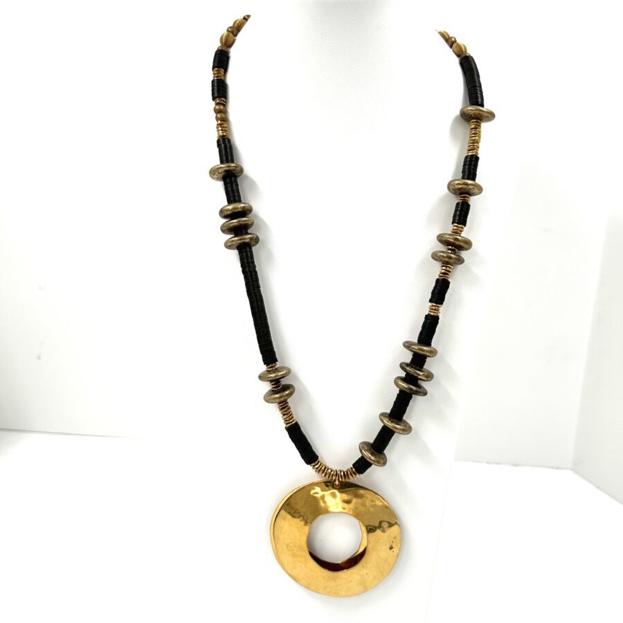 Robert Lee Morris Black & Gold Necklace #4 - Image 2
