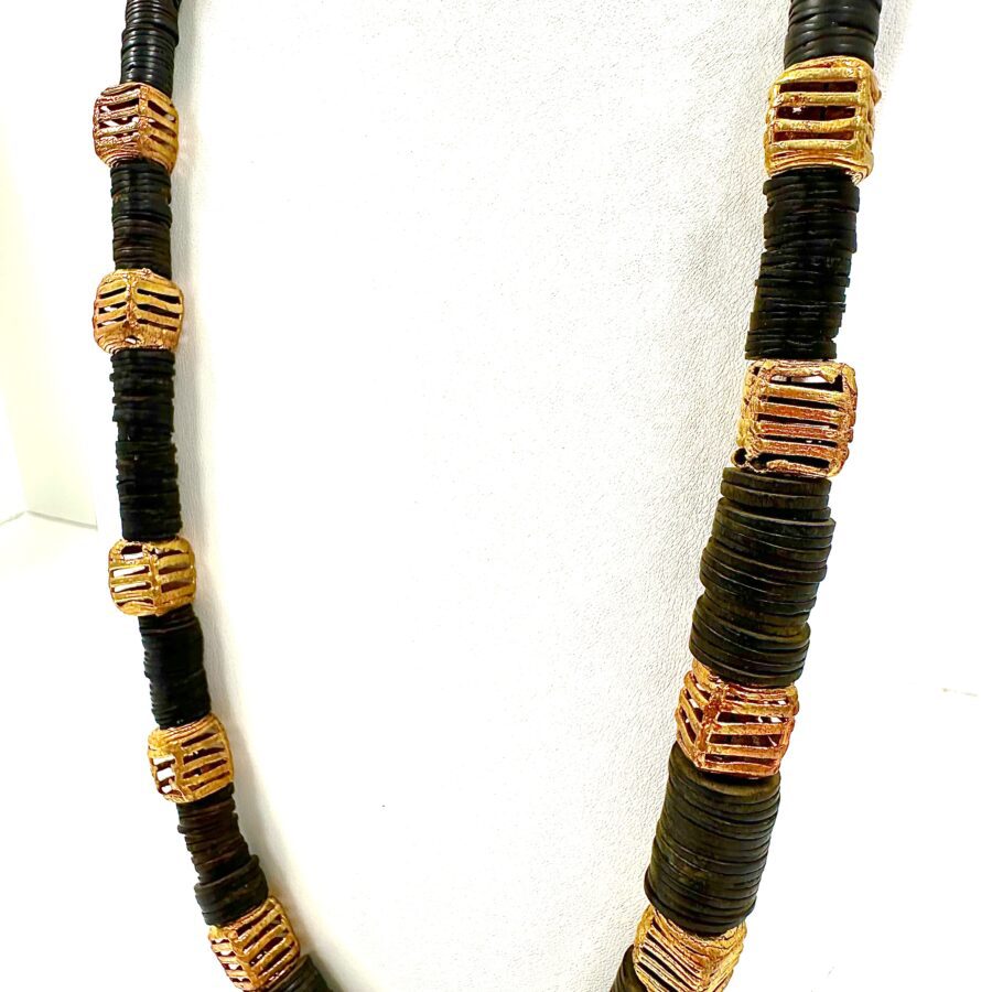 Robert Lee Morris Black & Gold Necklace #2 - Image 2