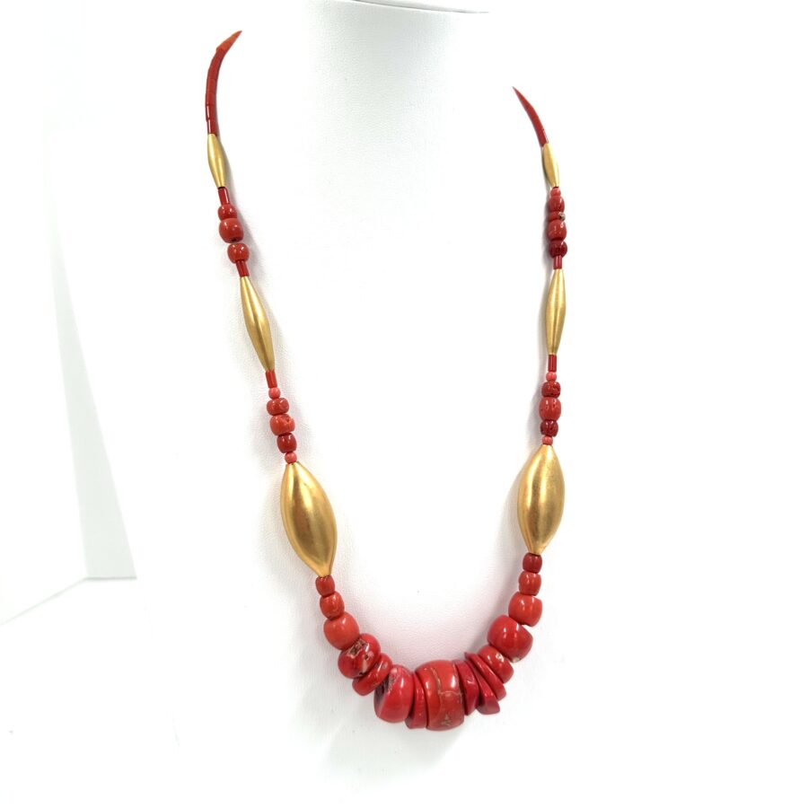 Robert Lee Morris Red Coral Necklace #10 - Image 2