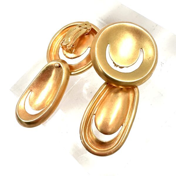 Robert Lee Morris Large Dangles w/ Smiles Earrings