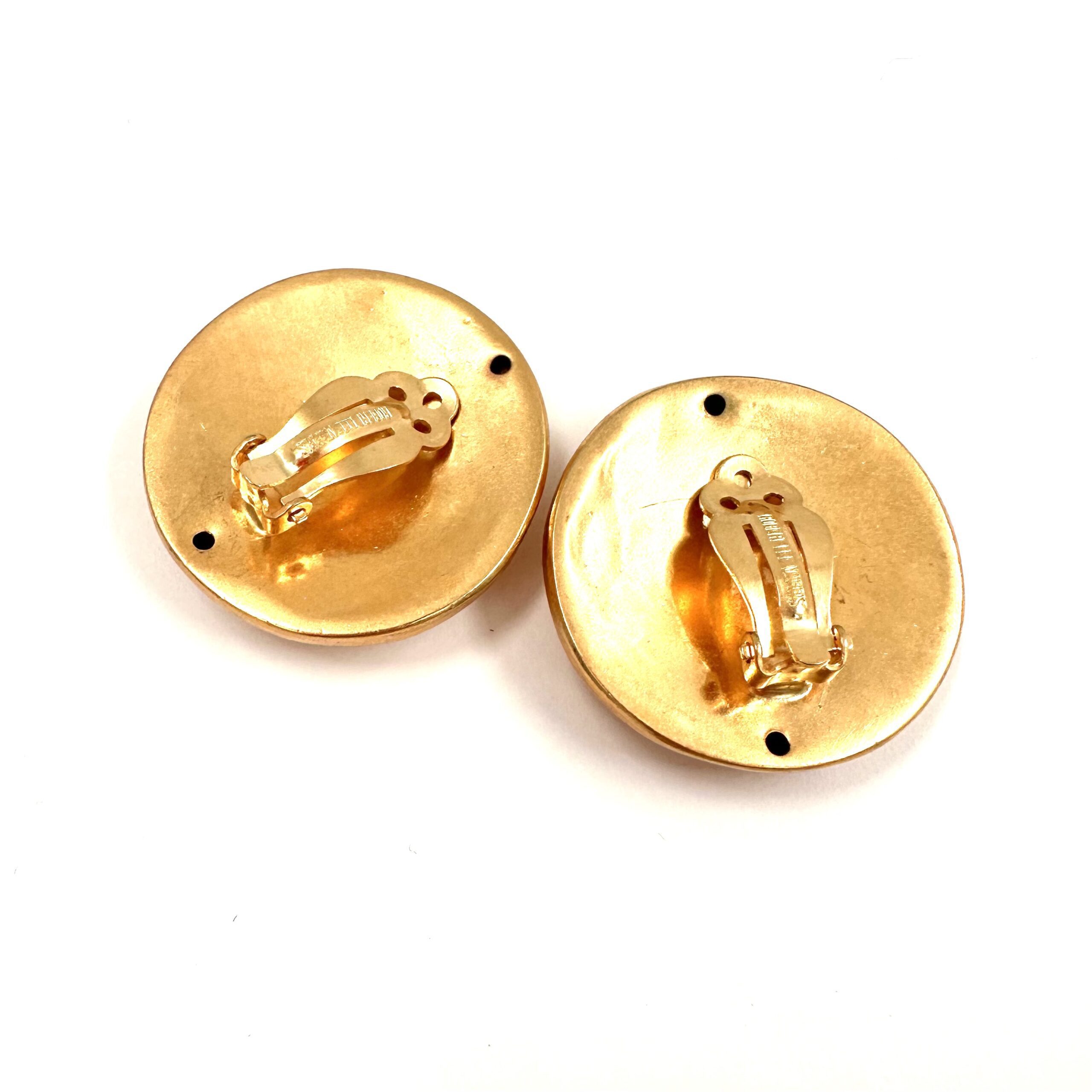 Robert Lee Morris 5 Ring Mound Earrings - Image 2