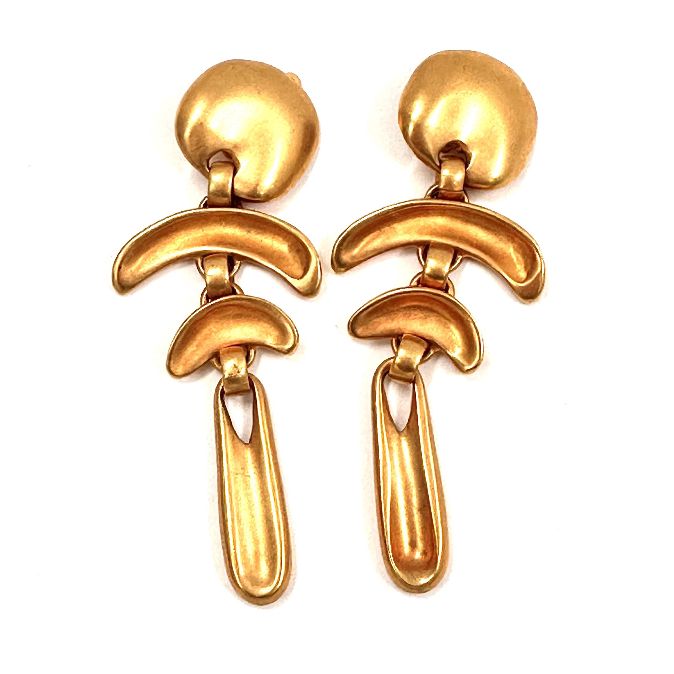 Robert Lee Morris Large Ribbed Torso Earring