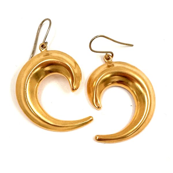 Robert Lee Morris Dangling Claw Earrings