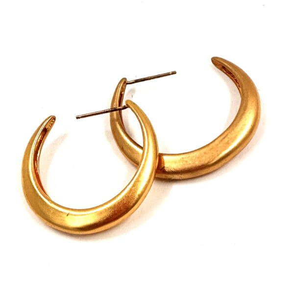 Robert Lee Morris Thin Bubble Hoop Earrings