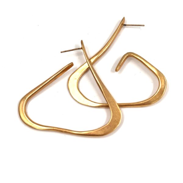 Robert Lee Morris Large Triangle Earrings