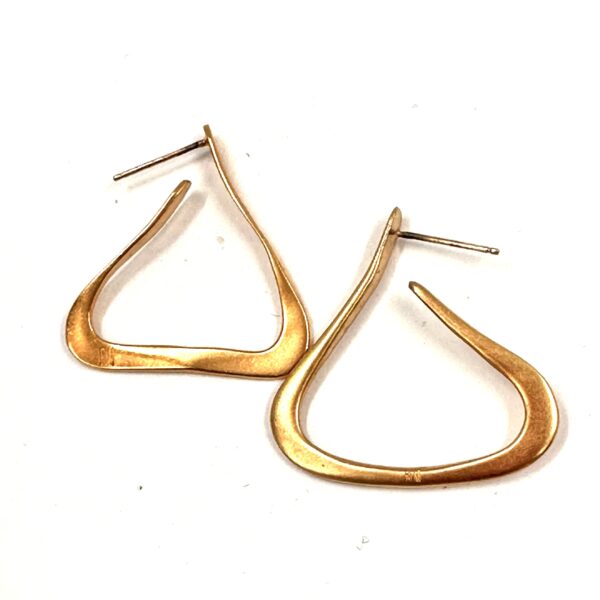 Robert Lee Morris Triangular Earrings