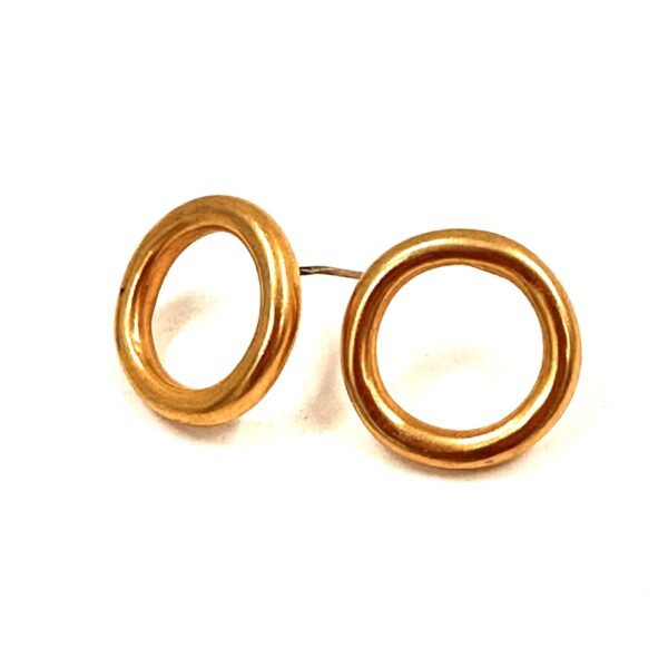 Robert Lee Morris Simple Circle Earrings
