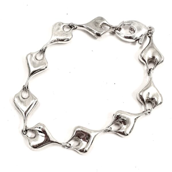 Robert Lee Morris Silver Petite Heart Bracelet