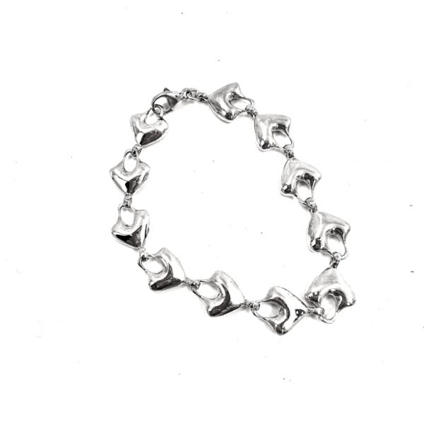Robert Lee Morris Silver Ann's Heart Bracelet