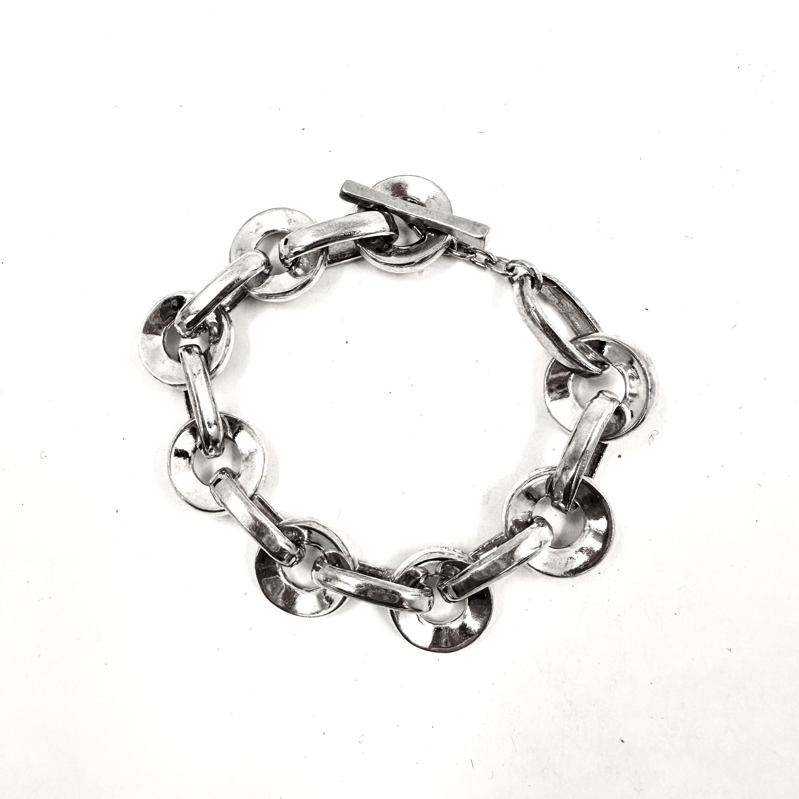 Robert Lee Morris Silver Loopy Link Bracelet