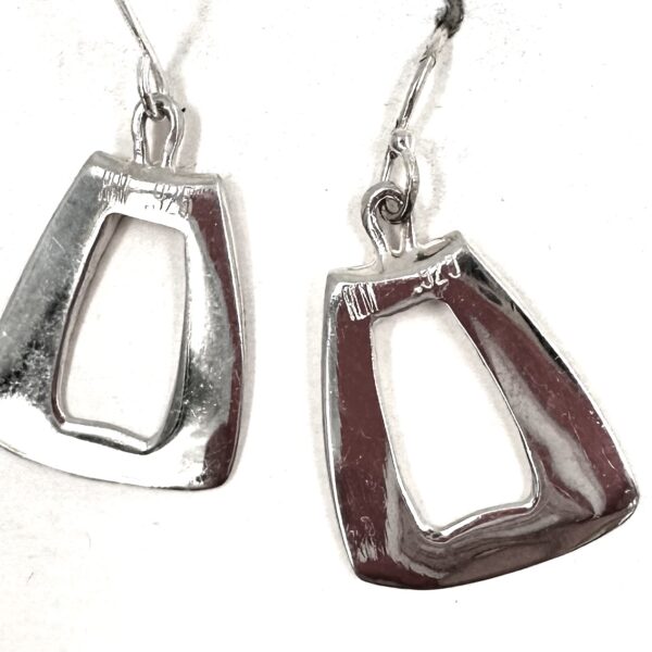 Robert Lee Morris Silver Window Earrings