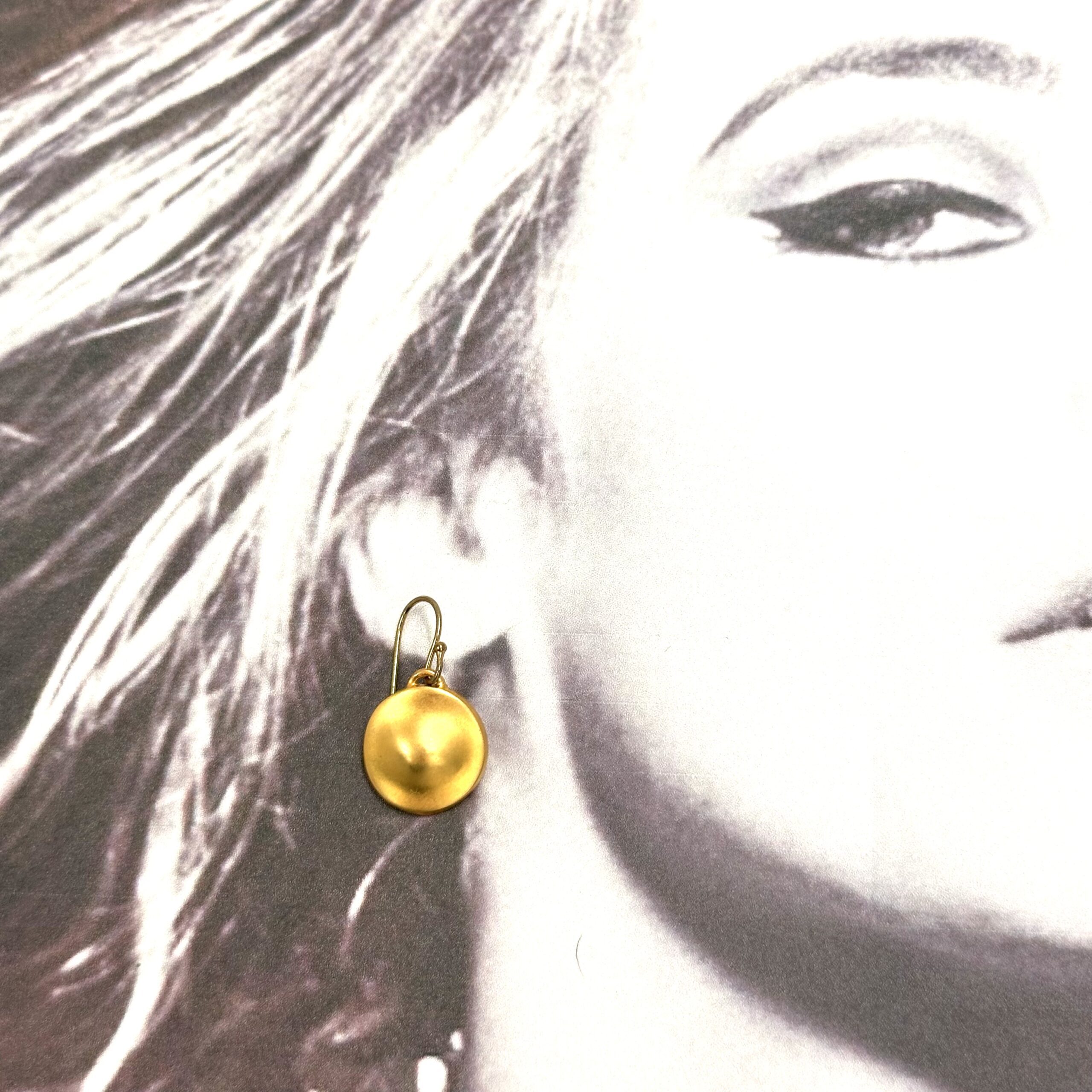 Robert Lee Morris Dangling D Disc Earrings - Image 3