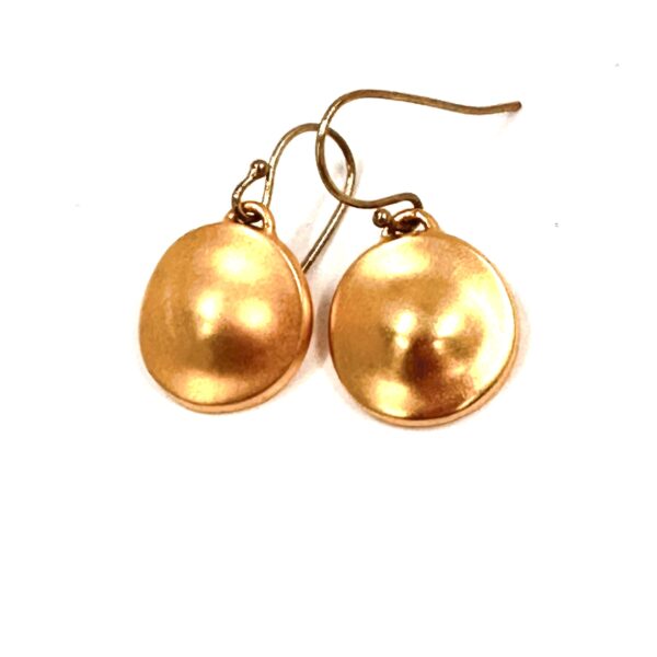Robert Lee Morris Dangling D Disc Earrings