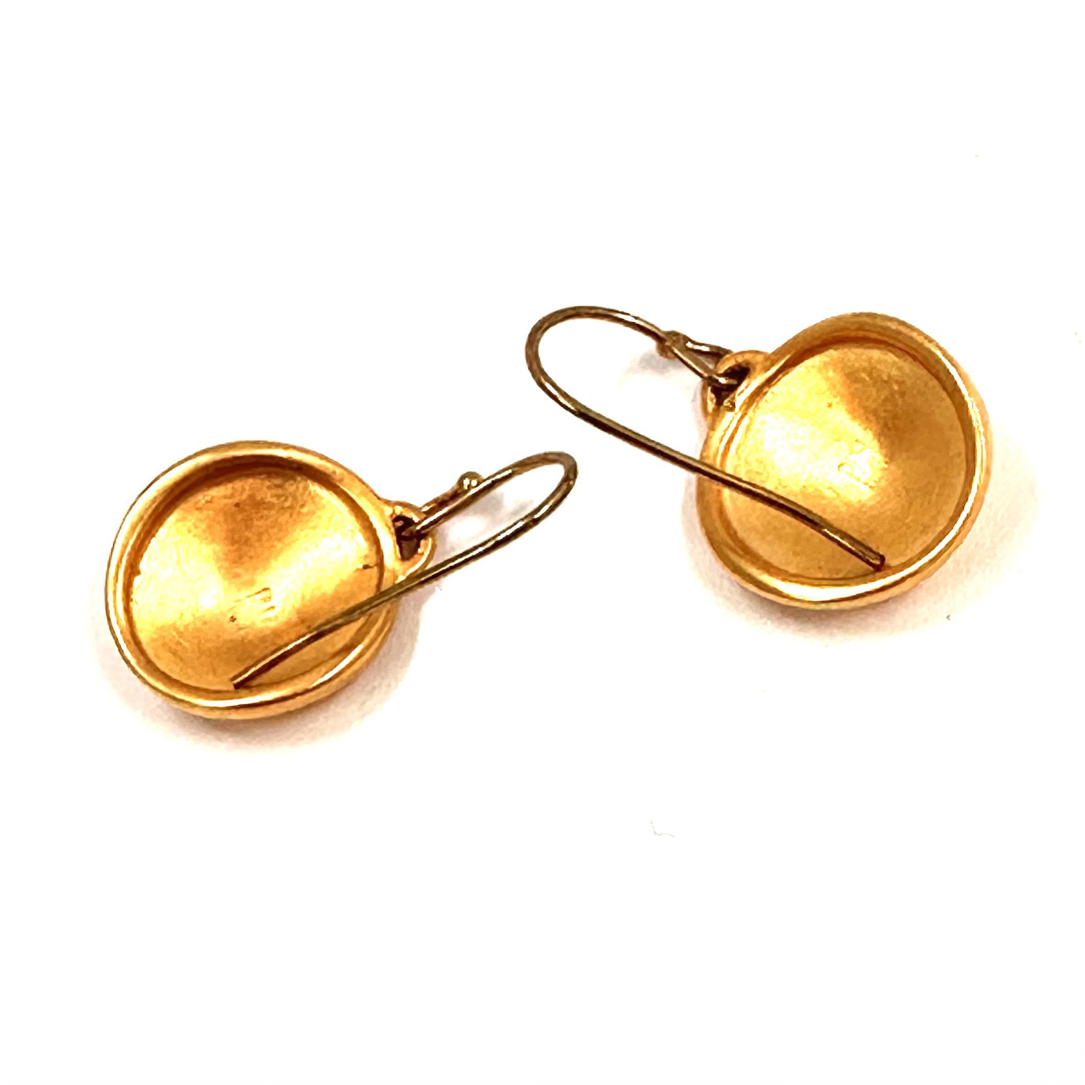 Robert Lee Morris Dangling D Disc Earrings - Image 2