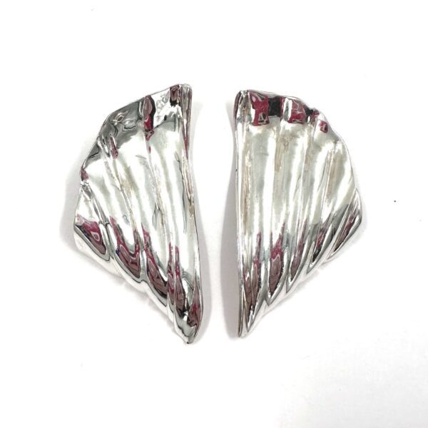 Robert Lee Morris Silver Fin Earrings