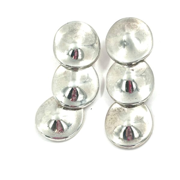 Robert Lee Morris silver Triple E Disc Earrings
