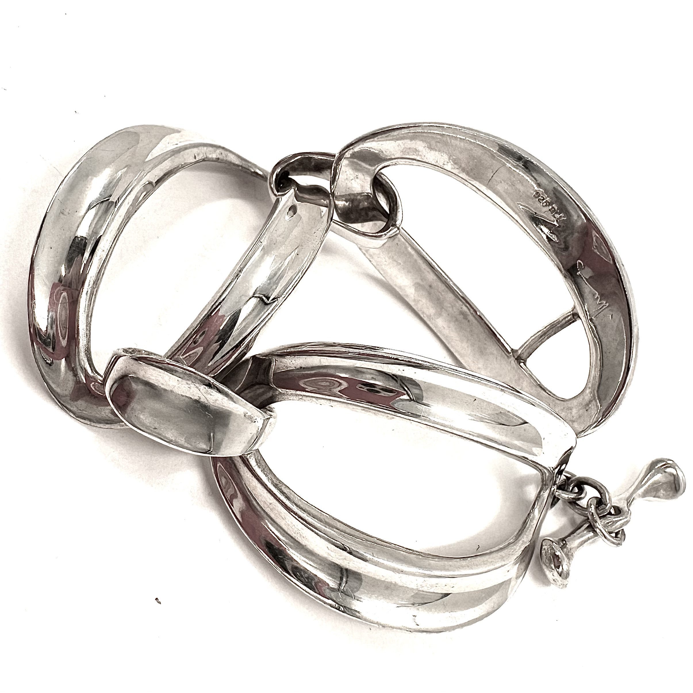Robert Lee Morris Silver Triple Arch Bracelet - Image 3